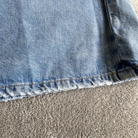 Denim & Co Super Wide Leg Light Wash Jeans Women's 12 Baggy Y2K Style Skater - Picture 6 of 12